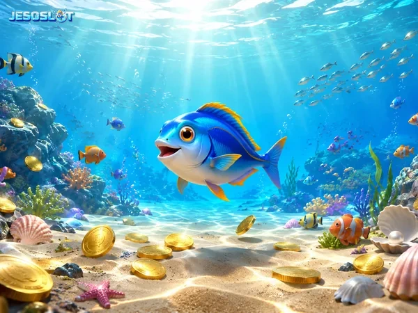Antarmuka Star Fishing yang praktis untuk menjelajah permainan
